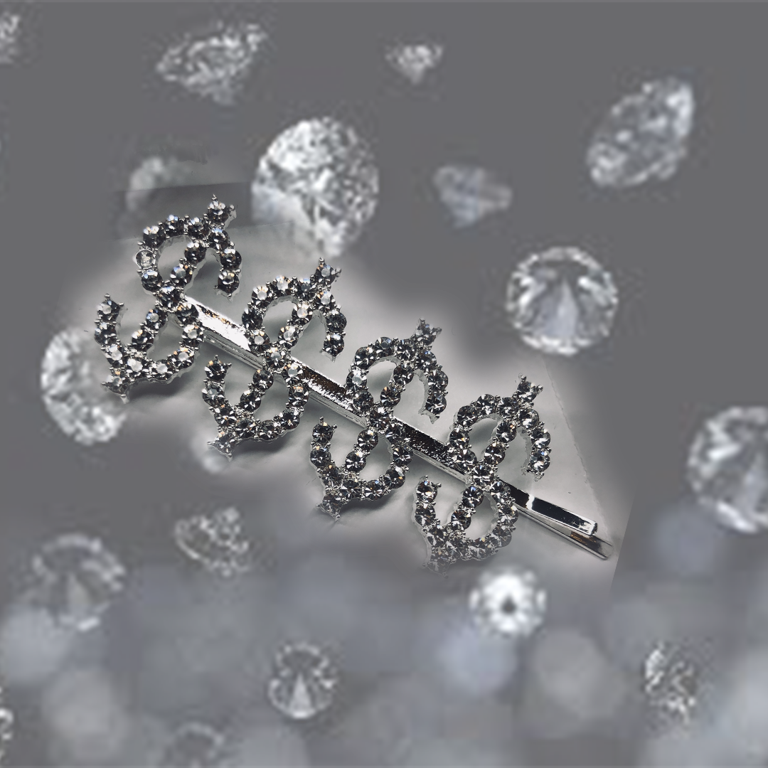 1PC crystal hairpins